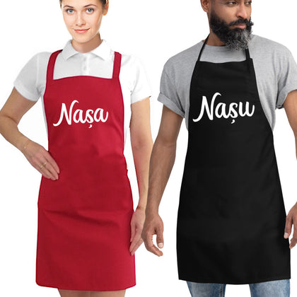Set 2 Sorturi personalizate cu text pentru nasi - Nasa si Nasu