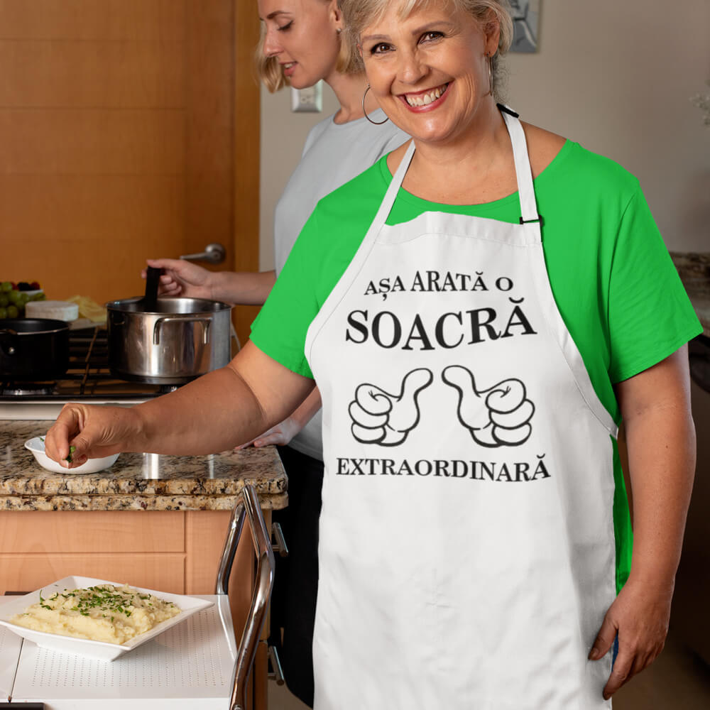 Sort personalizat cu text - Asa arata o soacra extraordinara