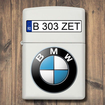 Bricheta personalizata cu numar auto - Audi, BMW, VW, etc - Revelarta.ro