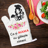 Set cadou personalizat pentru mama - Sort + Manusa de bucatarie + breloc personalizat - Revelarta.ro