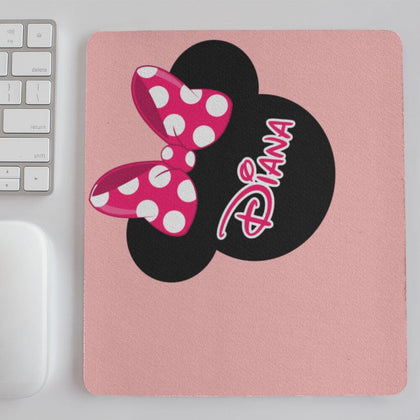 Mousepad personalizat cu nume - Minnie - Revelarta.ro