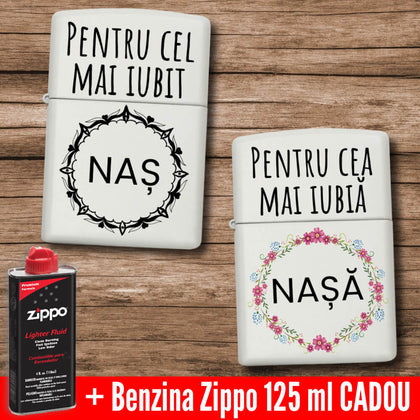 Set 2 Brichete personalizate cu text pentru nasi - Revelarta.ro