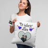 Set 2 Perne personalizate de cuplu cu poza si nume - Te iubesc - Revelarta.ro