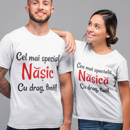 Set 2 Tricouri personalizate pentru Cei mai speciali Nasi - Revelarta.ro
