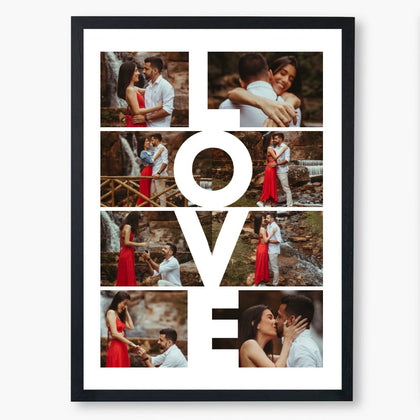 Tablou personalizat cu 8 poze - Love - Revelarta.ro