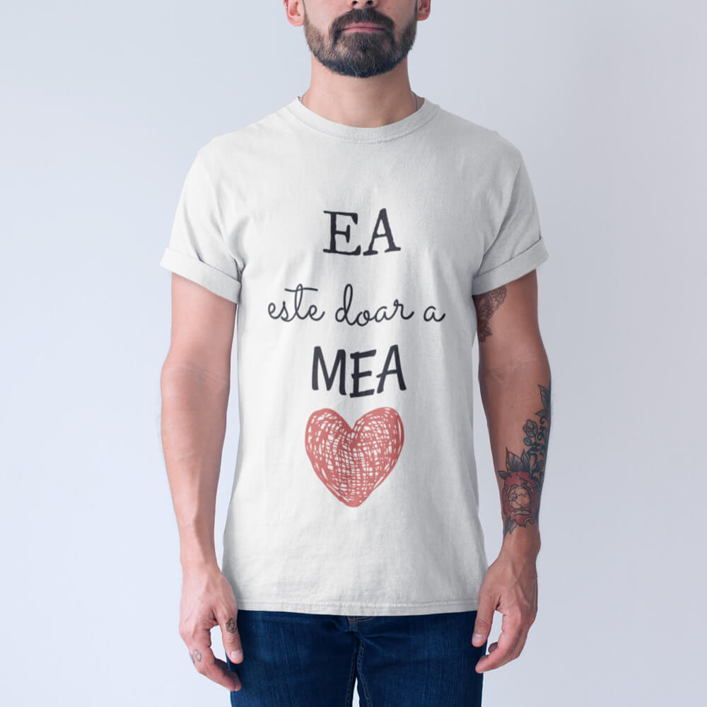 Set 2 Tricouri personalizate de cuplu - EL/Ea - Revelarta.ro