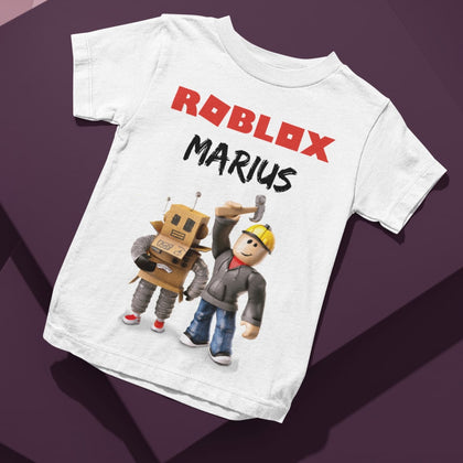 Tricou Roblox cu nume pentru copii - Revelarta.ro