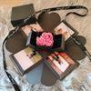 Cutie exploziva FOTO patrata personalizata cu 17 poze