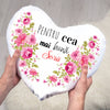 Perna personalizata in forma de inima cu mesaj pentru sora