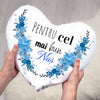 Set 2 Perne personalizate inima pentru nasi