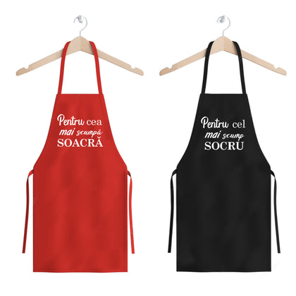 Set 2 Sorturi personalizate cu mesaj pentru socrii
