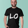 Set 2 Tricouri negre personalizate de cuplu - LOVE