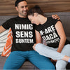 Set 2 Tricouri personalizate pentru cuplu - Nimic nu are sens