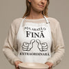 Sort personalizat cu text - Asa arata o fina extraordinara