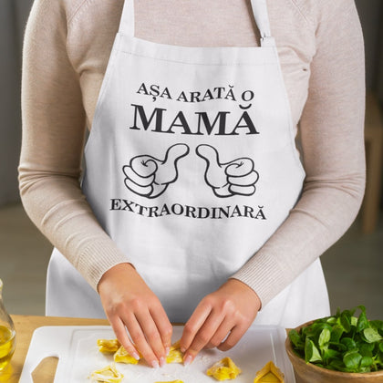 Sort personalizat cu text - Asa arata o mama extraordinara