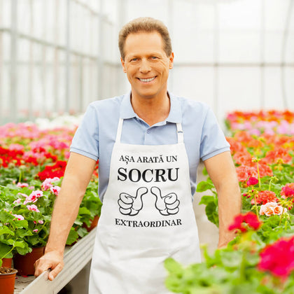 Sort personalizat cu text - Asa arata un socru extraordinar
