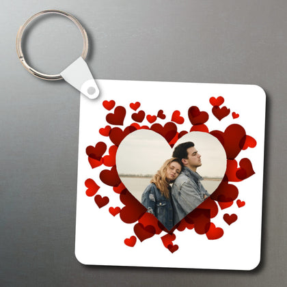 Breloc personalizat cu o poza - Love - Revelarta.ro