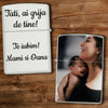 Bricheta personalizata tip Zippo cu o poza si mesaj - Revelarta.ro