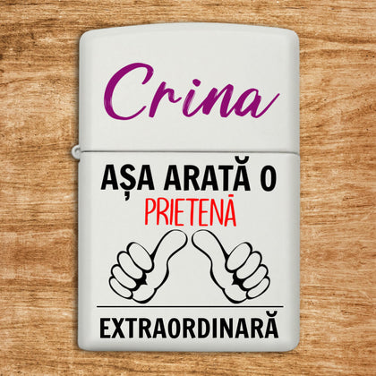 Bricheta personalizata pentru prietena sau prieten - Revelarta.ro