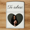 Bricheta personalizata Zippo cu poza si mesaj - Revelarta.ro