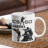 Pachet gaming CSGO 5 produse - Tricou + Cana + Puzzle + Mousepad + Perna - Revelarta.ro