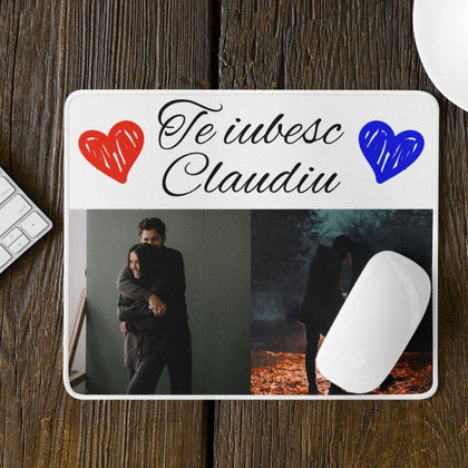 Mouse pad personalizat cu nume si poza - Revelarta.ro