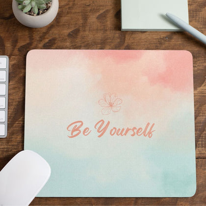 Mouse pad personalizat cu text Be Yourself - Revelarta.ro