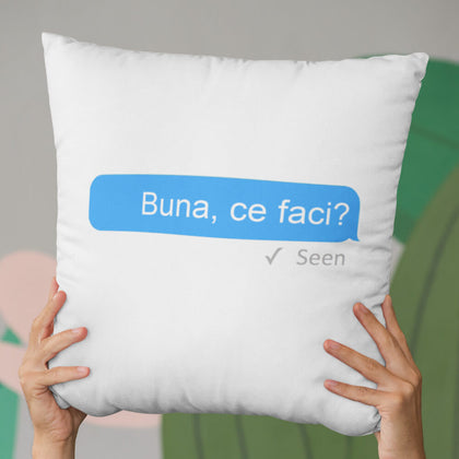 Perna personalizata cu mesaj - Seen - Revelarta.ro