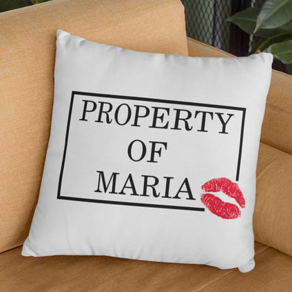 Perna Personalizata cu nume - Property - Revelarta.ro