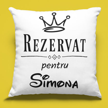 Perna personalizata cu nume - Rezervat - Revelarta.ro