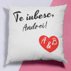 Perna personalizata cu nume - Te iubesc - Revelarta.ro