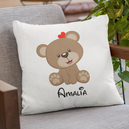 Perna personalizata cu nume - Ursulet - Revelarta.ro
