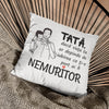 Perna personalizata cu text pentru tata - Revelarta.ro