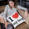 Set 2 Perne personalizate cuplu - I Love My Boy & Girl - Revelarta.ro