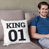 Set 2 Perne personalizate cuplu - Queen & King - Revelarta.ro