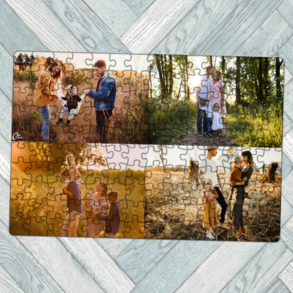 Puzzle personalizat cu 4 poze 29x19 cm - Revelarta.ro