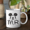 Set 2 Cani personalizate pentru cuplu - Mr si Mrs - Revelarta.ro