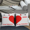 Set 2 Perne personalizate de cuplu cu nume - My Valentine - Revelarta.ro