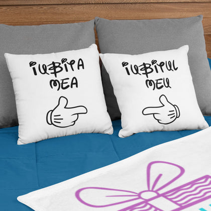 Set 2 Perne personalizate - Iubitul Meu / Iubita Mea - Revelarta.ro