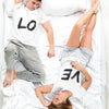 Set 2 Tricouri personalizate cu mesaj - LOVE - Revelarta.ro
