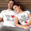 Set 2 Tricouri personalizate cuplu - Te iubesc - Revelarta.ro