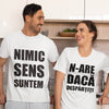 Set 2 Tricouri personalizate pentru cuplu - Nimic n-are sens - Revelarta.ro