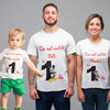 Set 3 Tricouri personalizate de familie aniversare 1 si 2 ani - Revelarta.ro