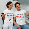 Set Tricouri personalizate - Mamica si tatic fericiti - Revelarta.ro