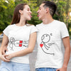 Set Tricouri personalizate pentru cuplu - Love Magnet - Revelarta.ro