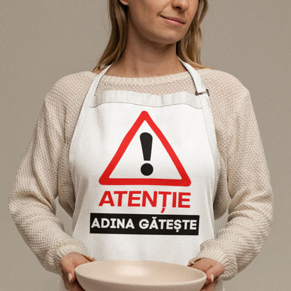 Sort personalizat cu nume - Atentie - Revelarta.ro