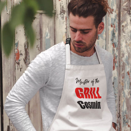Sort personalizat cu text - Master of the grill - Revelarta.ro