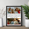 Tablou personalizat cu 4 poze si text - Revelarta.ro