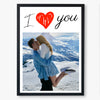 Tablou personalizat cu o poza - I love you - Revelarta.ro
