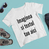 Tricou personalizat cu poza si text pentru copii - Revelarta.ro